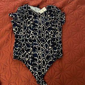 Animal Print Body suit